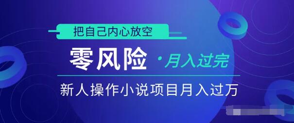 新人操作小说项目月入过万,新人操作小说项目月入过万,项目,操作,小说,免费项目,新人,说项,第1张