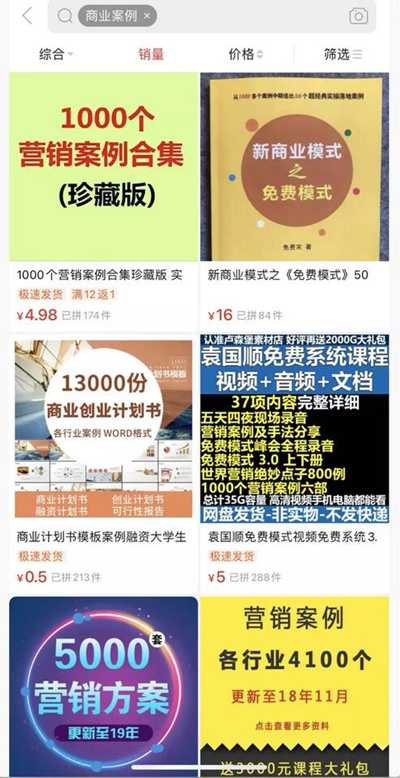 几块钱的商业案例资料加工优化 竟成为了一个年入百万生意,商业,资料,钱的,案例,免费项目,商业案例,第1张