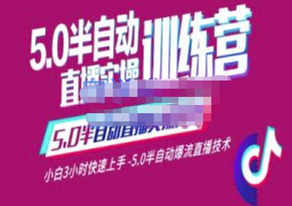 蚂蚁·5.0半自动直播2345心法，小白3小时快速上手，5.0半自动爆流直播技术,蚂蚁·5.0半自动直播2345心法，小白3小时快速上手，5.0半自动爆流直播技术,新媒体,抖音0基础短视频实战课，短视频运营赚钱新思路，零粉丝也能助你上热门,第1张