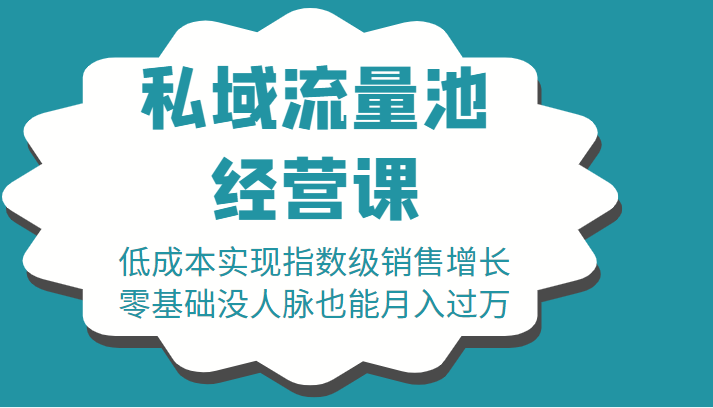 16堂私域流量池经营课：低成本实现指数级销售增长，零基础没人脉也能月入过万,课,客户,文案,第1张