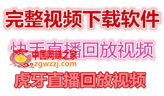 快手直播回放视频/虎牙直播回放视频完整下载(电脑软件+视频教程),快手直播回放视频/虎牙直播回放视频完整下载(电脑软件+视频教程),视频,直播,第1张