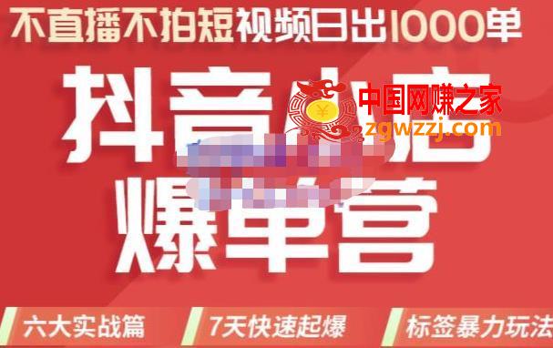 推易电商·2022年抖音小店爆单营【更新11月】，不直播，不拍短视频，日出1000单,11.jpg,抖音,小店,课程,第1张