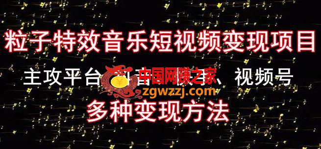 黄岛主《粒子特效音乐短视频变现项目》主攻平台抖音、快手、视频号多种变现方法,黄岛主《粒子特效音乐短视频变现项目》主攻平台抖音、快手、视频号多种变现方法,视频,音乐,抖音,第1张