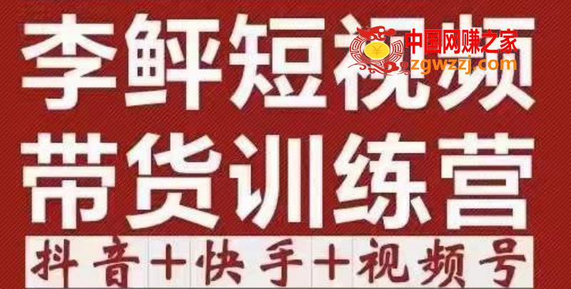 2022短视频带货训练营（第12期），低投入、低风险、比较容易上手，收益巨大,图片[1]-2022短视频带货训练营（第12期），低投入、低风险、比较容易上手，收益巨大-阿灿说钱,视频,课,课程,第1张