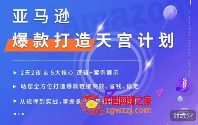 亚马逊爆款打造天宫计划，5大核心逻辑+案例展示，助你全方位打造爆款链接高效、省钱、稳定