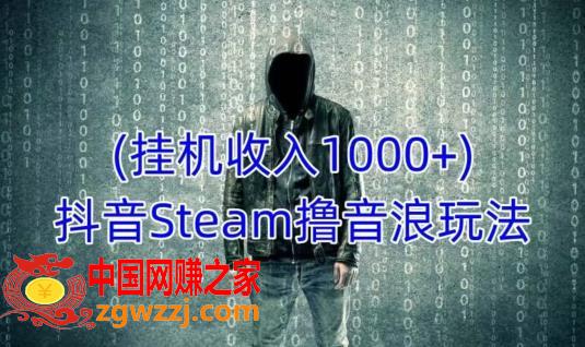 抖音Steam撸音浪玩法，挂机一天收入1000+不露脸 不说话 不封号 社恐人群福音,抖音Steam撸音浪玩法，挂机一天收入1000+不露脸 不说话 不封号 社恐人群福音,抖音,游戏,项目,第1张