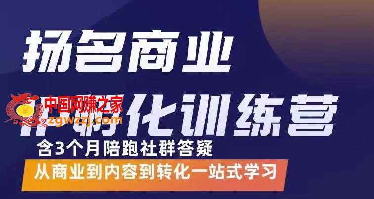 王杨名老师商业IP孵化训练营：从商业到内容到转化一站式学（价值5980元）,杨名商业IP孵化训练营，从商业到内容到转化一站式学 价值5980元,商业,IP,内容,第1张