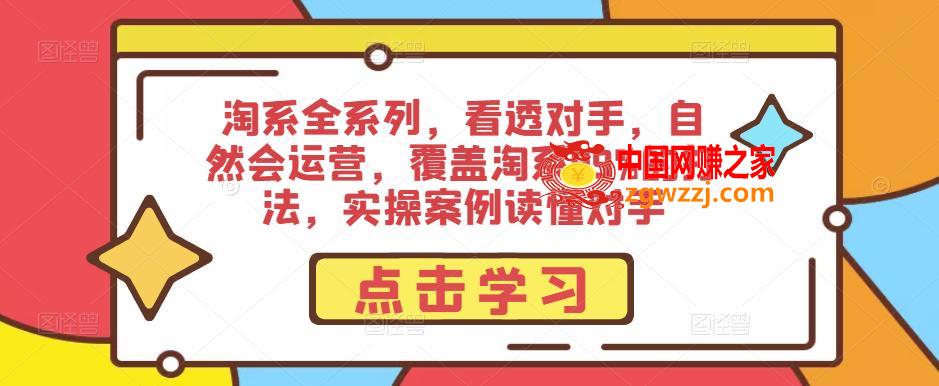 淘系全系列，看透对手，自然会运营，覆盖淘系99%的打法，实操案例读懂对手,淘系全系列，看透对手，自然会运营，覆盖淘系99%的打法，实操案例读懂对手,核心,流量,第1张