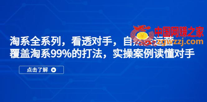 淘系全系列，看透对手，自然会运营，覆盖淘系99%·打法，实操案例读懂对手,淘系全系列，看透对手，自然会运营，覆盖淘系99%·打法，实操案例读懂对手,系列,第1张