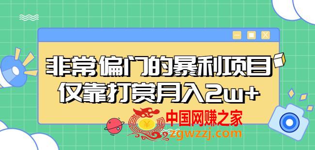 非常偏门的暴利项目，仅靠打赏月入2w+,非常偏门的暴利项目，仅靠打赏月入2w+,教程,作品,目录,第1张