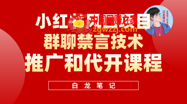 小红书风口项目日入300+，小红书群聊禁言技术代开项目，适合新手操作