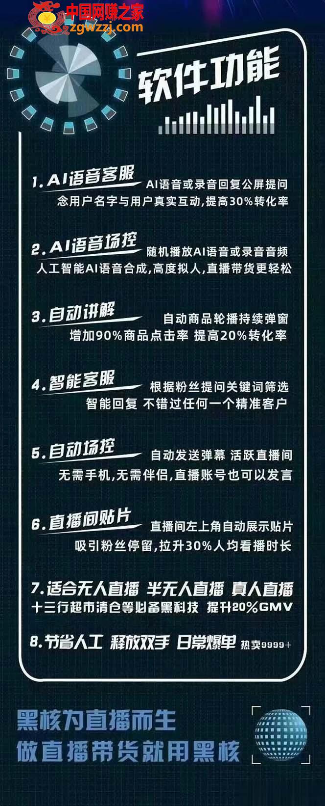 外面收费998的黑核AI爆单助手，直播场控必备【永久版脚本】,图片[2]-外面收费998的黑核AI爆单助手，直播场控必备【永久版脚本】-暖阳网-优质付费教程和创业项目大全,脚本,商品,版,第3张