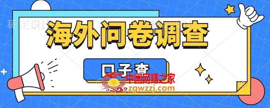 外面收费5000+海外问卷调查口子查项目，认真做单机一天200+【揭秘】