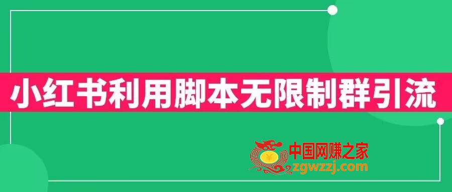 小红书利用脚本无限群引流日引创业粉300+【揭秘】,小红书利用脚本无限群引流日引创业粉300+【揭秘】,方式,书,引流,第1张