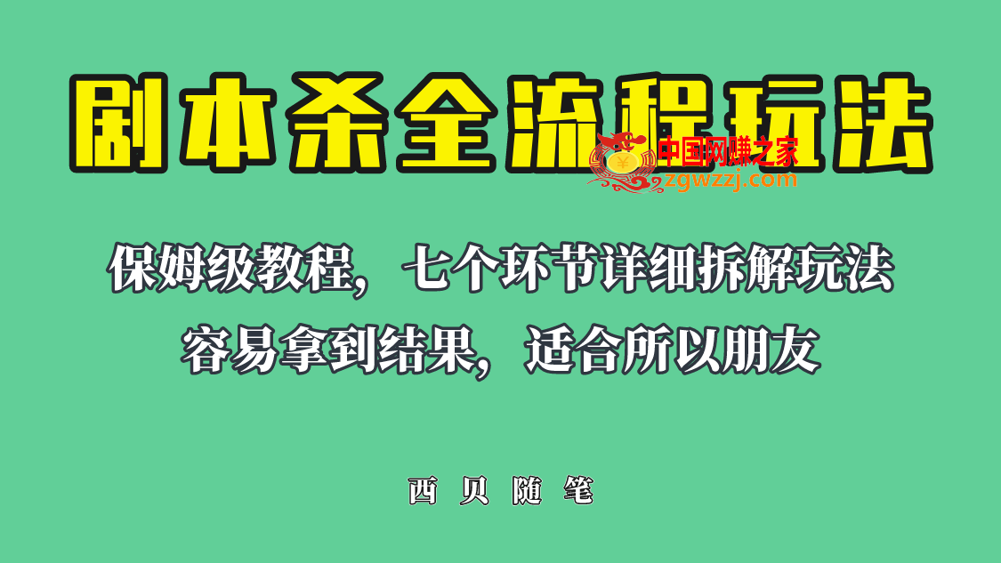 适合所有朋友的剧本杀全流程玩法，虚拟资源单天200-500收溢！,图片[1]-适合所有朋友的剧本杀全流程玩法，虚拟资源单天200-500收溢！-暖阳网-优质付费教程和创业项目大全,玩法,流量,素材,第2张