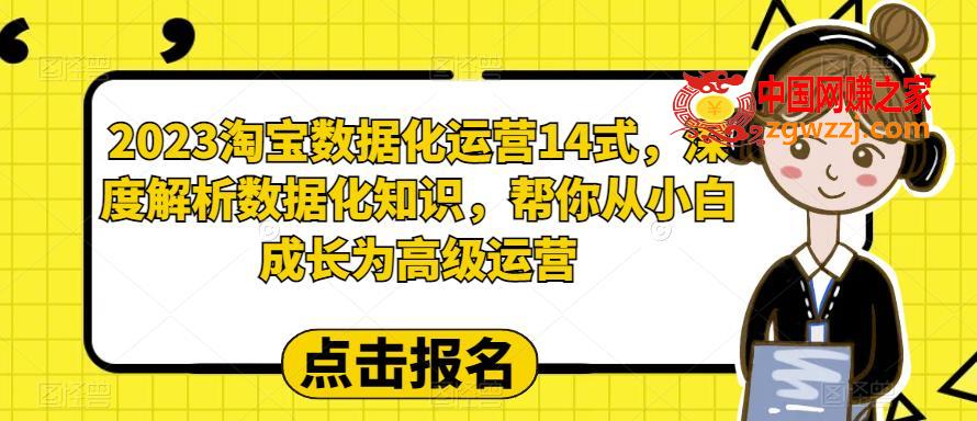 2023淘宝数据化运营14式，深度解析数据化知识，帮你从小白成长为高级运营,2023淘宝数据化运营14式，深度解析数据化知识，帮你从小白成长为高级运营,流量,产品,权重,第1张