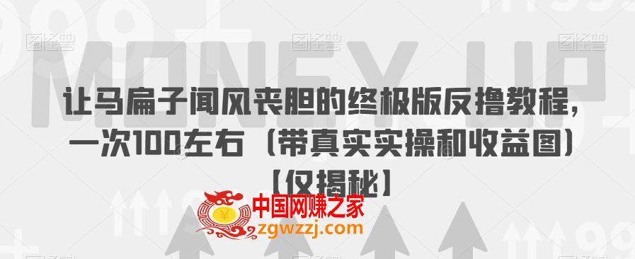 让马扁子闻风丧胆的终极版反撸教程，一次100左右（带真实实操和收益图）【仅揭秘】,让马扁子闻风丧胆的终极版反撸教程，一次100左右（带真实实操和收益图）【仅揭秘】,项目,操,骗子,第2张