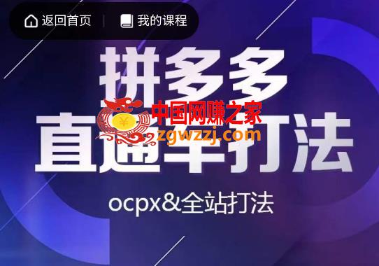 互力·拼多多直通车打法，ocpx全站打法,互力·拼多多直通车打法，ocpx&全站打法,核心,直通车,第1张