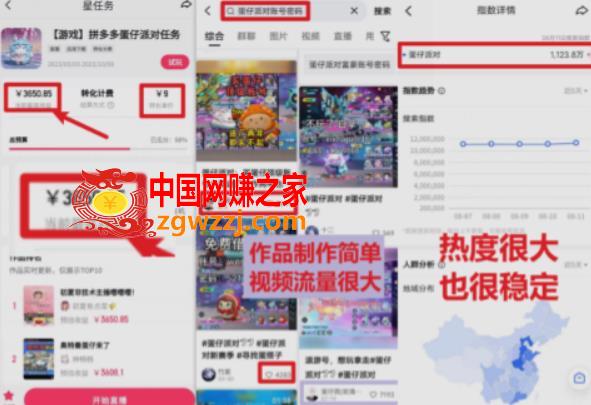 靠蛋仔派对日入3600+，会截图就能做，保姆式教学无脑操作（教程+资料）【揭秘】,靠蛋仔派对日入3600+，会截图就能做，保姆式教学无脑操作（教程+资料）【揭秘】,项目,第2张