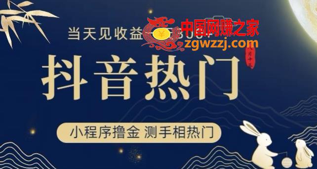 抖音最新小程序撸金，测手相上热门，当天见收益一小时变现300+【揭秘】,ca63842db2feae02d28b39afef491c12_1-6.jpg,抖音,注意,前期,第1张