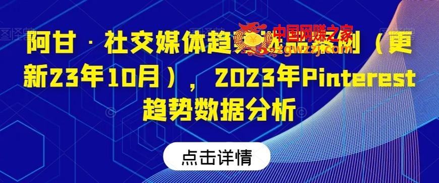 阿甘·社交媒体趋势选品案例（更新23年10月），2023年Pinterest趋势数据分析,阿甘·社交媒体趋势选品案例（更新23年10月），2023年Pinterest趋势数据分析,趋势,阿甘,第1张