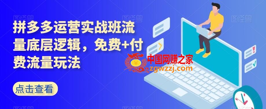 拼多多运营实战班流量底层逻辑，免费+付费流量玩法,拼多多运营实战班流量底层逻辑，免费+付费流量玩法,流量,玩法,第1张