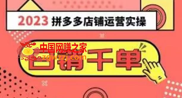 2023拼多多运营实操，每天30分钟日销1000＋，爆款选品技巧大全（10节课）,2023拼多多运营实操，每天30分钟日销1000＋，爆款选品技巧大全（10节课）,多多,选品,如何,第1张