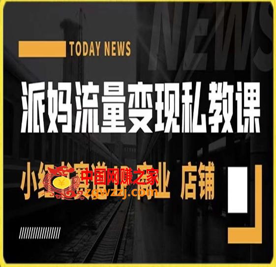 派妈流量变现私教课，小红书赛道IP  商业  店铺,派妈流量变现私教课，小红书赛道IP  商业  店铺,1节,2节,3节,第1张