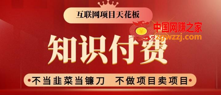 2024互联网项目天花板，新手小白也可以通过知识付费月入10W，实现财富自由【揭秘】,2024互联网项目天花板，新手小白也可以通过知识付费月入10W，实现财富自由【揭秘】,项目,韭菜,实现,第1张