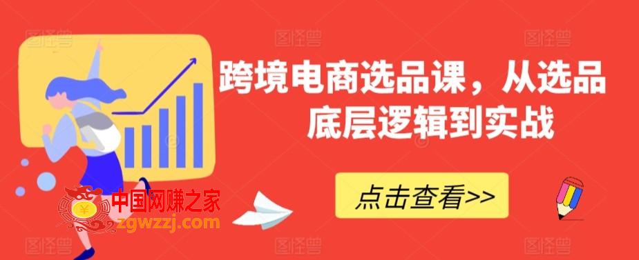 跨境电商选品课，从选品到底层逻辑到实战,跨境电商选品课，从选品到底层逻辑到实战,直播,选品,第1张