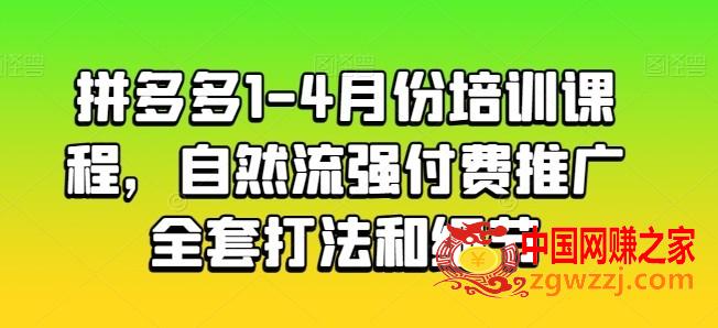 拼多多1-4月份培训课程，自然流强付费推广全套打法和细节,拼多多1-4月份培训课程，自然流强付费推广全套打法和细节,答疑,第1张