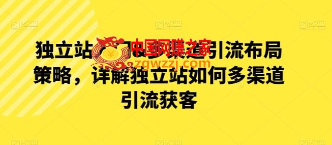 独立站入门多渠道引流布局策略，详解独立站如何多渠道引流获客,独立站入门多渠道引流布局策略，详解独立站如何多渠道引流获客,独立,广告,第1张