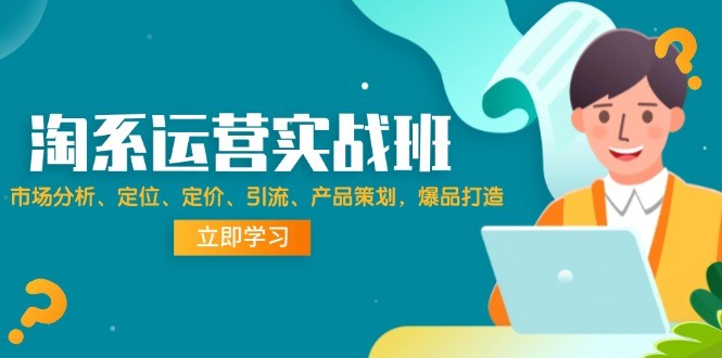 （12186期）淘系运营实战班：市场分析、定位、定价、引流、产品策划，爆品打造,（12186期）淘系运营实战班：市场分析、定位、定价、引流、产品策划，爆品打造,引流,NeadPay,打造,第1张