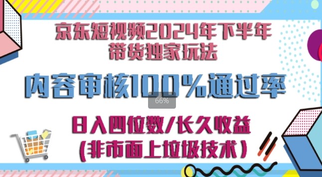 京东逛逛短视频2024下半年带货独家玩儿法，5分钟一条视频，内容审核通过率100%,京东逛逛短视频2024下半年带货独家玩儿法，5分钟一条视频，内容审核通过率100%,项目,视频,京东,第1张