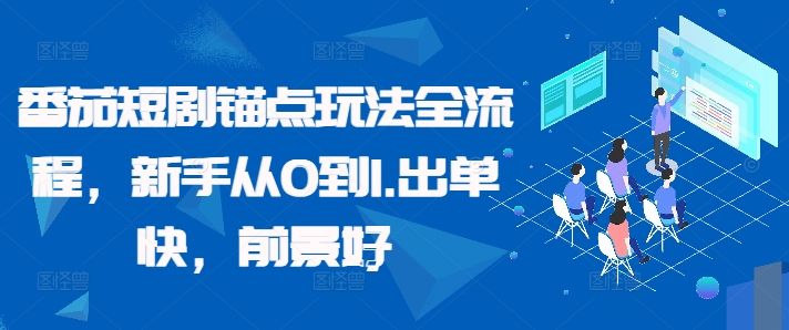 番茄短剧锚点玩法全流程，新手从0到1，出单快，前景好,番茄短剧锚点玩法全流程，新手从0到1，出单快，前景好,短剧,第1张